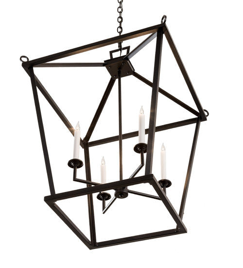 24" Square Kitzi Tapered Pendant by 2nd Ave Lighting