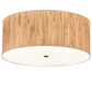 26" Cilindro Textrene Flushmount by 2nd Ave Lighting