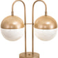 19" Bola Deux Table Lamp by 2nd Ave Lighting