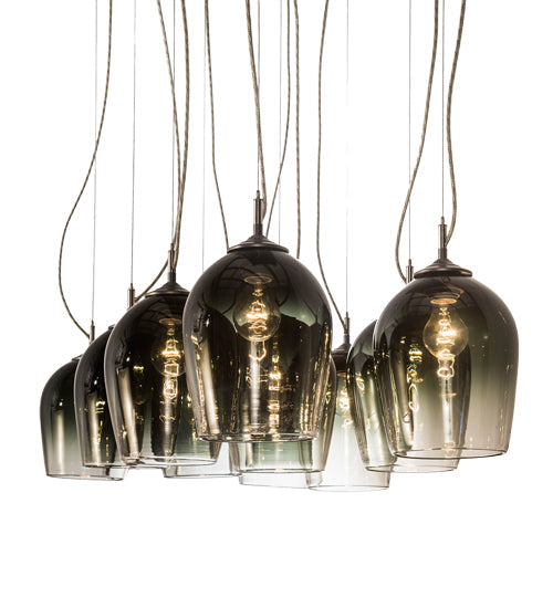 44" Conglomerate 10-Light Pendant by 2nd Ave Lighting