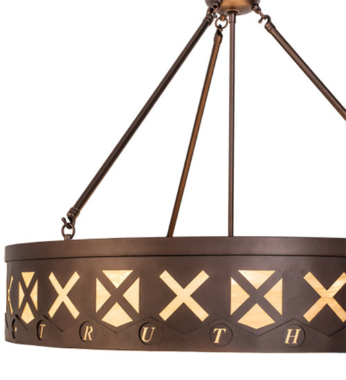 30" Personalized Hamilton Pendant by 2nd Ave Lighting