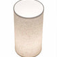 8" Cilindro Textrene Table Lamp by 2nd Ave Lighting