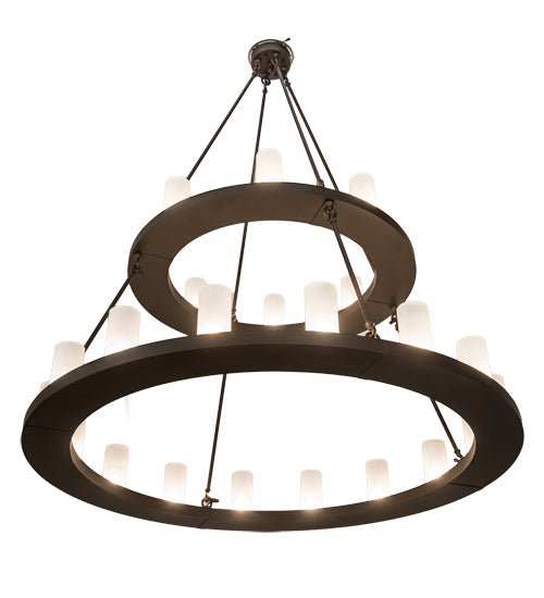 54" Loxley 24-Light Two Tier Chandelier by 2nd Ave Lighting
