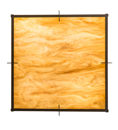 24" Square Martis Inverted Pendant by 2nd Ave Lighting