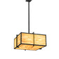 24" Square Martis Inverted Pendant by 2nd Ave Lighting