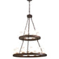 36" Loxley 18-Light Two Tier Chandelier by 2nd Ave Lighting