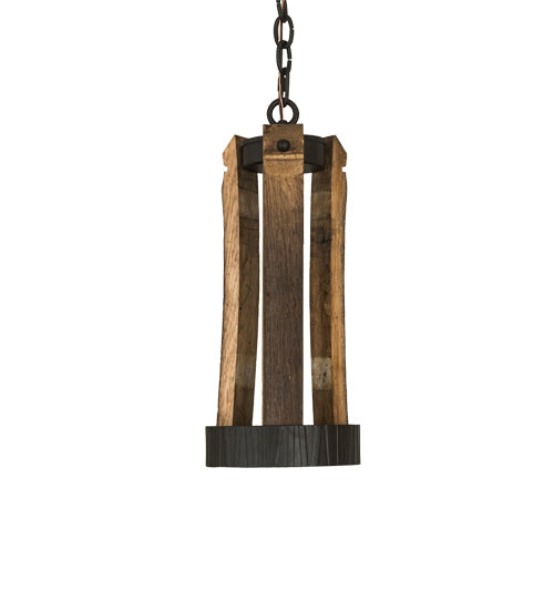 7.5" Barrel Stave Pendant by 2nd Ave Lighting