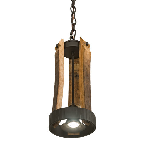 7.5" Barrel Stave Pendant by 2nd Ave Lighting