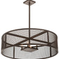 36" Cilindro Rame Pendant by 2nd Ave Lighting