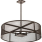 36" Cilindro Rame Pendant by 2nd Ave Lighting