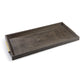 Regina Andrew Rectangle Shagreen Boutique Tray in Vintage Brown Snake