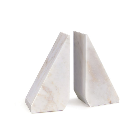Regina Andrew Othello Marble Bookends in White