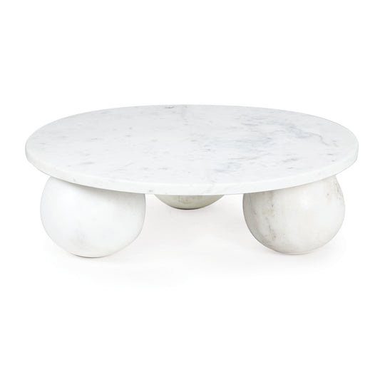 Regina Andrew Marlow Marble Plate Large in White