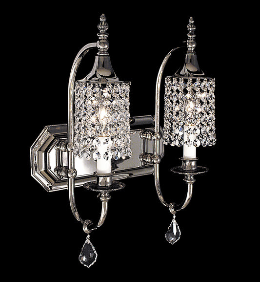 Framburg 2-Light Polished Silver Princessa Sconce 2042-PS