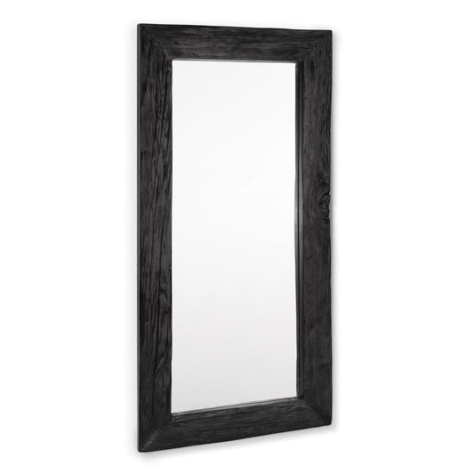 Regina Andrew Ash Reclaimed Wood Frame Mirror in Black
