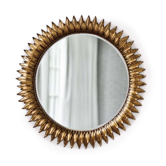 Regina Andrew Sun Flower Mirror Small in Antique Gold