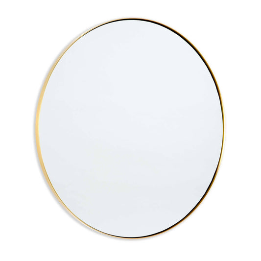 Regina Andrew Rowen Mirror in Natural Brass