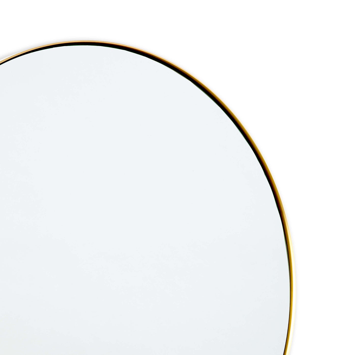 Regina Andrew Rowen Mirror in Natural Brass