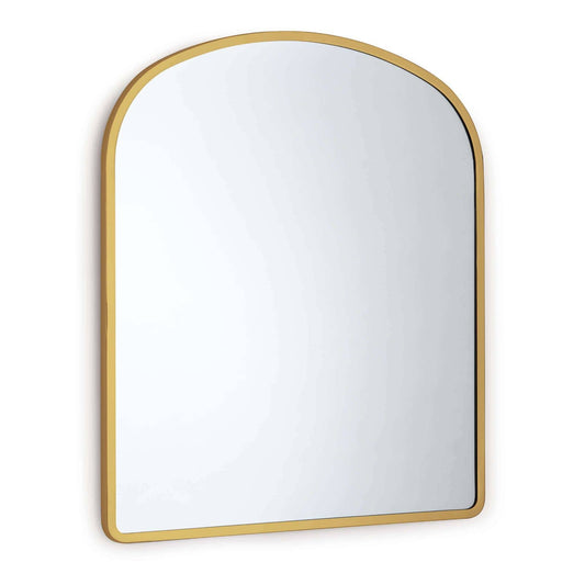 Regina Andrew Cloak Mirror in Natural Brass