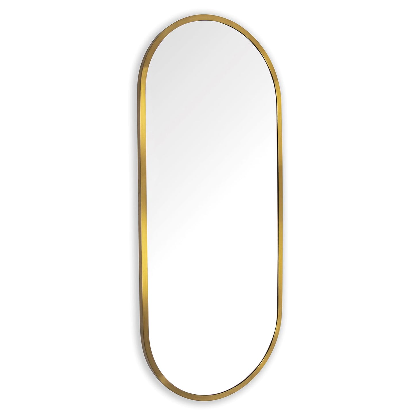 Regina Andrew Doris Dressing Room Mirror Small in Natural Brass