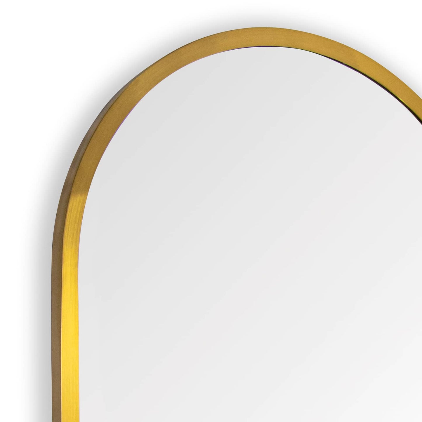 Regina Andrew Doris Dressing Room Mirror Small in Natural Brass