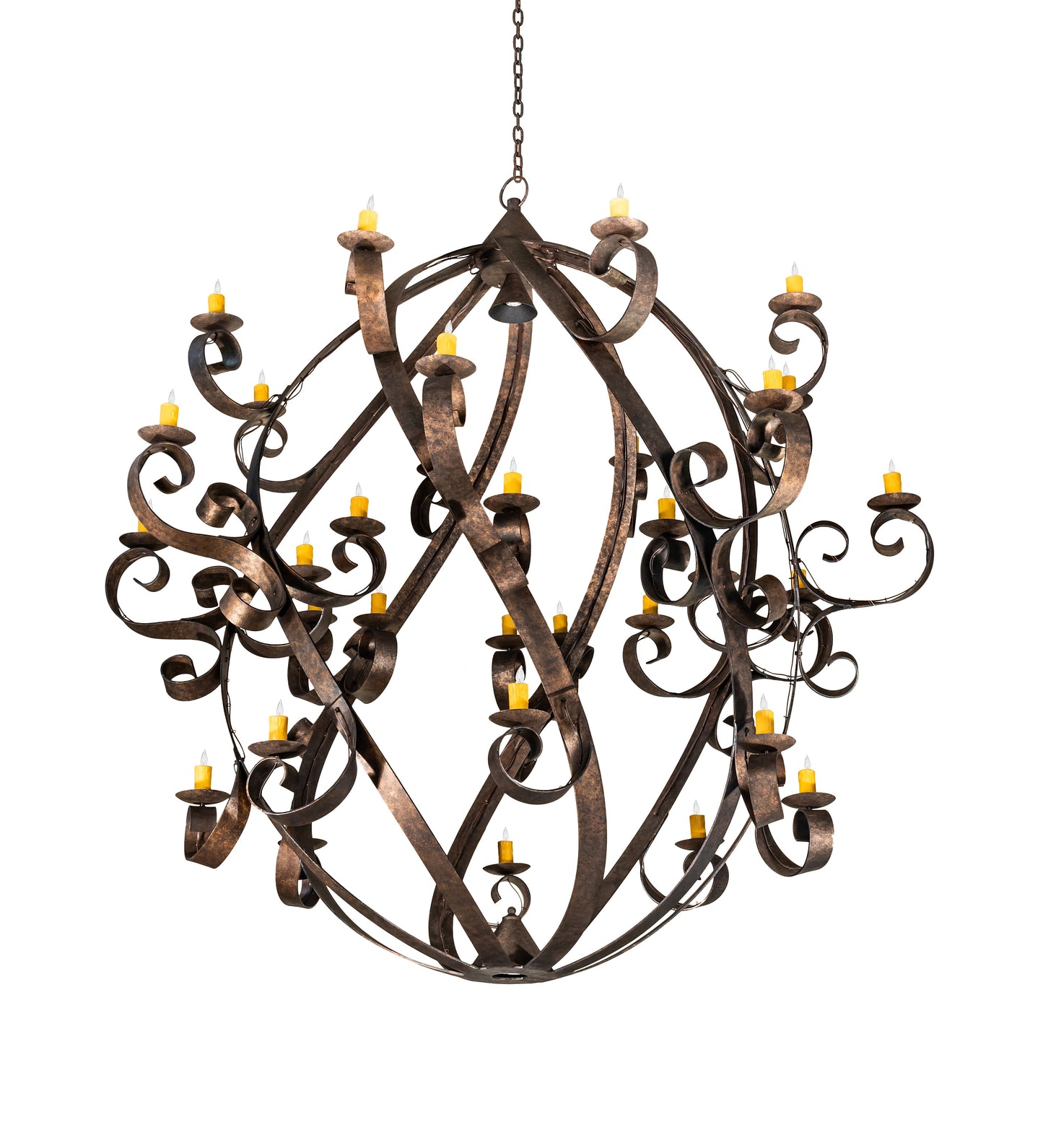 100" Caliope 32-Light Chandelier by 2nd Ave Lighting