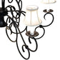 36" Grace 10-Light Two Tier Chandelier by 2nd Ave Lighting