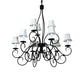36" Grace 10-Light Two Tier Chandelier by 2nd Ave Lighting