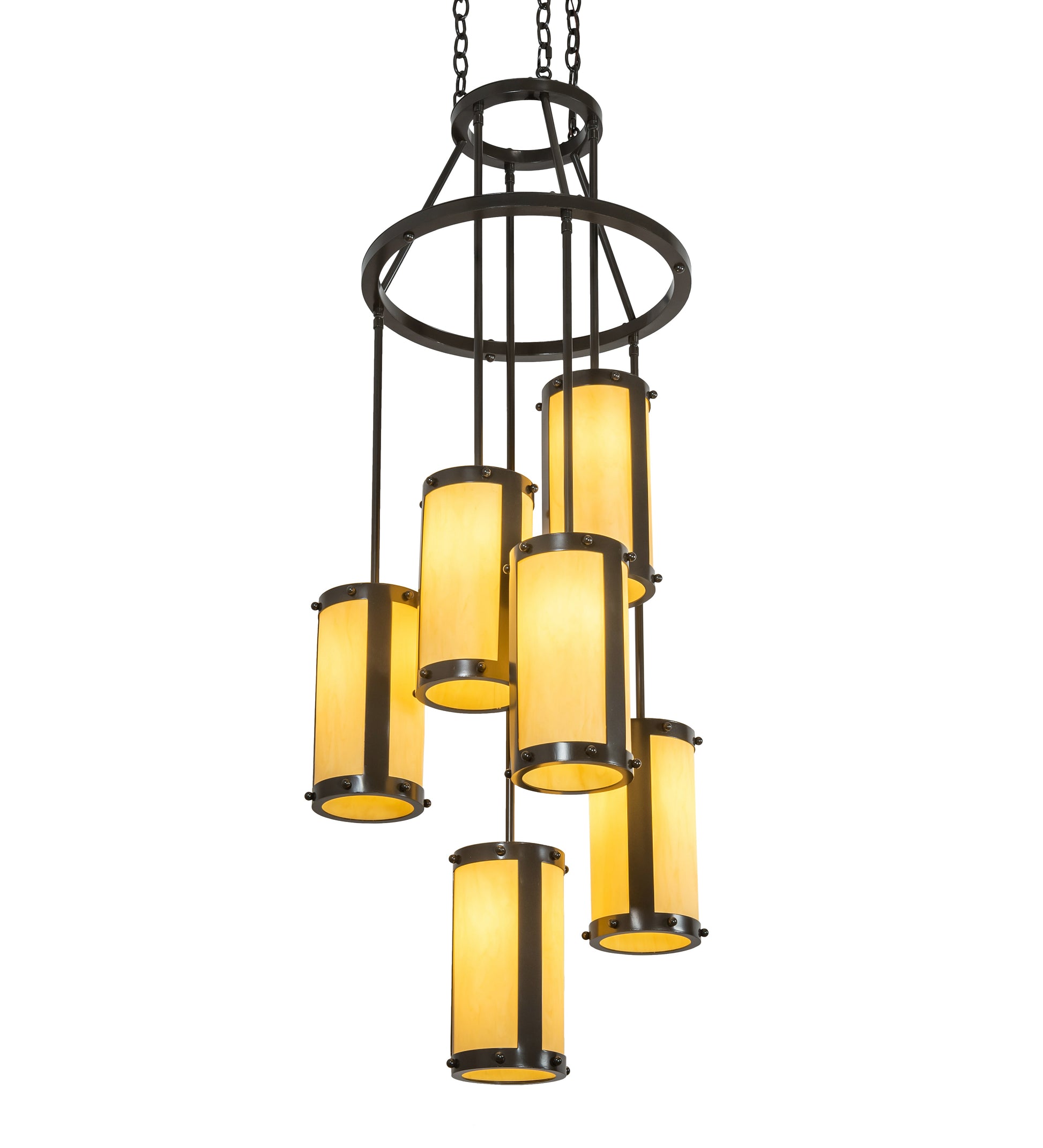 24" Cartier 6-Light Chandelier by 2nd Ave Lighting