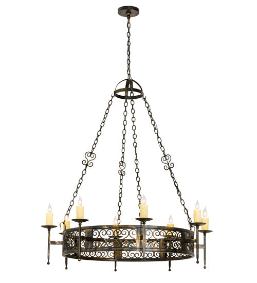 48" Toscano 8-Light Chandelier by 2nd Ave Lighting