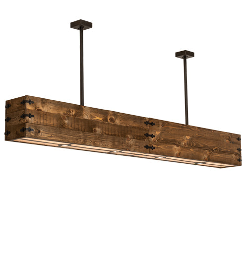 120" Long Reclamare Oblong Pendant by 2nd Ave Lighting