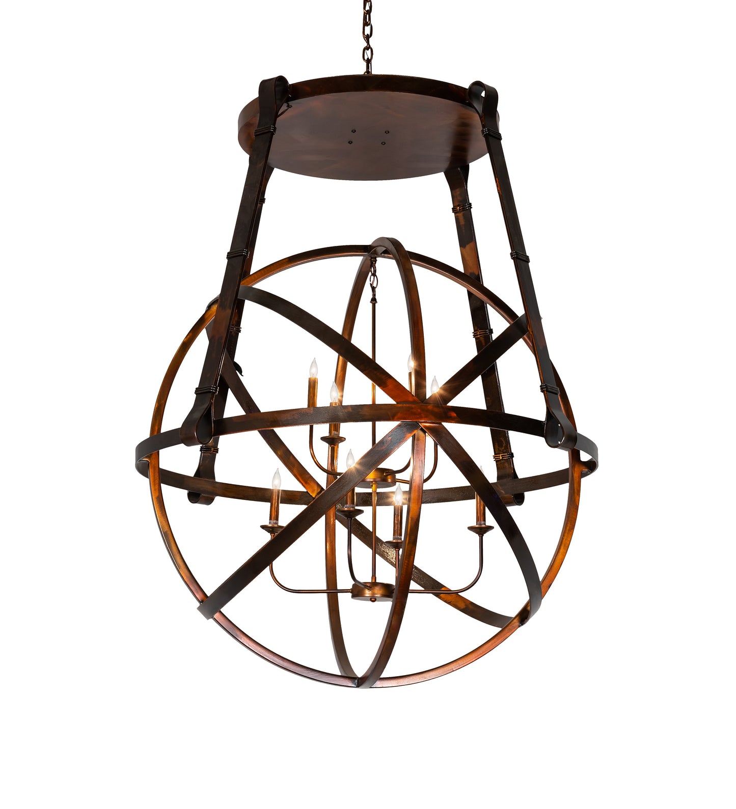 48" Gimbal Grinado Chandelier by 2nd Ave Lighting