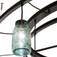 75" Mason Jar 24-Light Chandelier by 2nd Ave Lighting