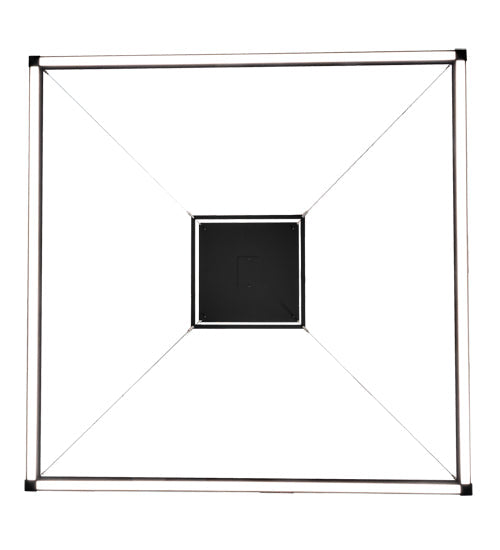 60" Square Anillo Quadrato Pendant by 2nd Ave Lighting