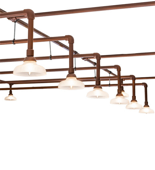 312" Long PipeDream 21-Light Chandelier by 2nd Ave Lighting