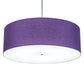 48" Cilindro Textrene Pendant by 2nd Ave Lighting