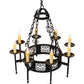 28" Toscano 8-Light Chandelier by 2nd Ave Lighting