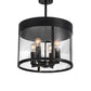 18" Cilindro Campbell Pendant by 2nd Ave Lighting