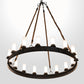 60" Costello Ring 16-Light Chandelier by 2nd Ave Lighting