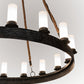 60" Costello Ring 16-Light Chandelier by 2nd Ave Lighting