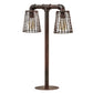 28" x 18" PipeDream 2-Light Table Lamp by 2nd Ave Lighting