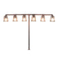 48" x 65" PipeDream 6-Light Table Lamp by 2nd Ave Lighting