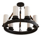 16" Costello Ring 6-Light Chandelier by 2nd Ave Lighting