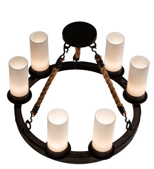 16" Costello Ring 6-Light Chandelier by 2nd Ave Lighting