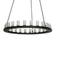 60" Loxley 21-Light Chandelier by 2nd Ave Lighting