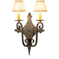 14" Angelique 2-Light Wall Sconce by 2nd Ave Lighting
