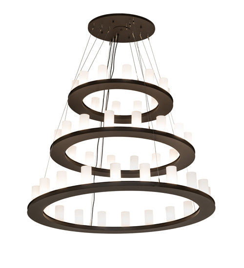 60" Loxley 48-Light Three Tier Chandelier by 2nd Ave Lighting