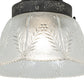 8.5" Fancy Floral Summer Wheat Flushmount by 2nd Ave Lighting
