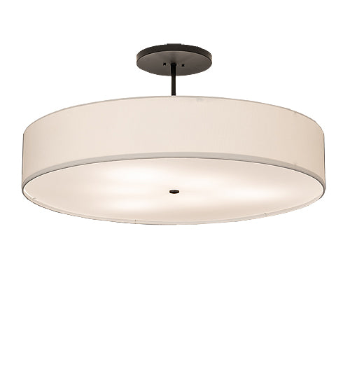42" Cilindro Textrene Semi Flushmount by 2nd Ave Lighting