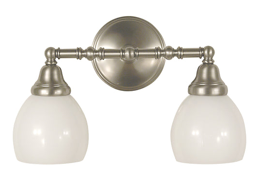 Framburg 2-Light Brushed Nickel Sheraton Sconce 2428-BN